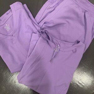 Med Couture Lilac scrub set